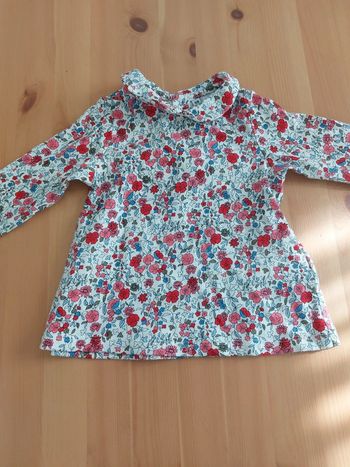 Tshirt fleurs 6 mois