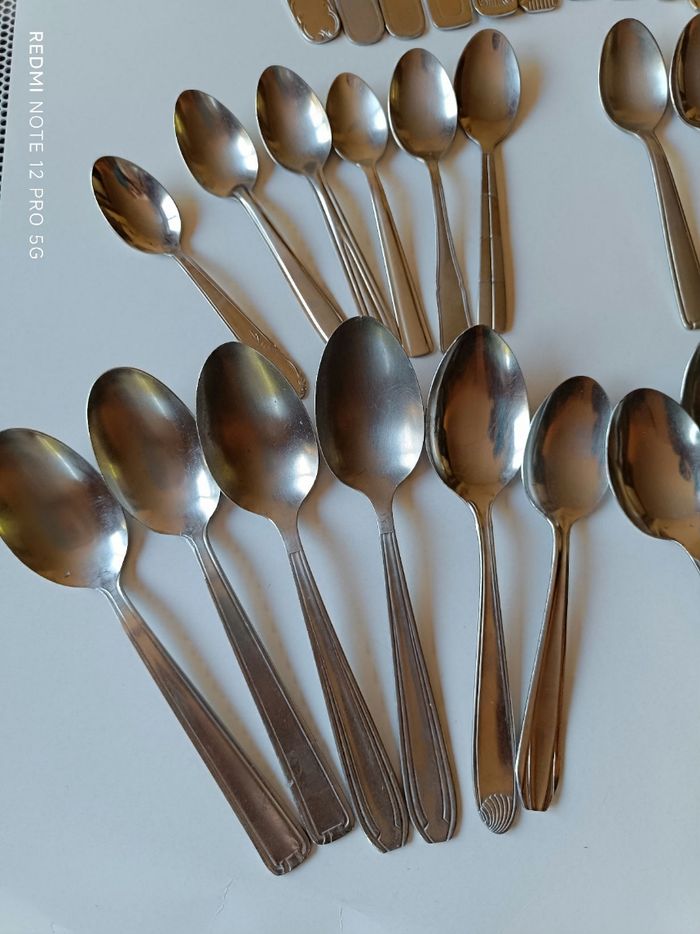 Couverts inox x36 ( cuillères et fourchettes) - photo numéro 7