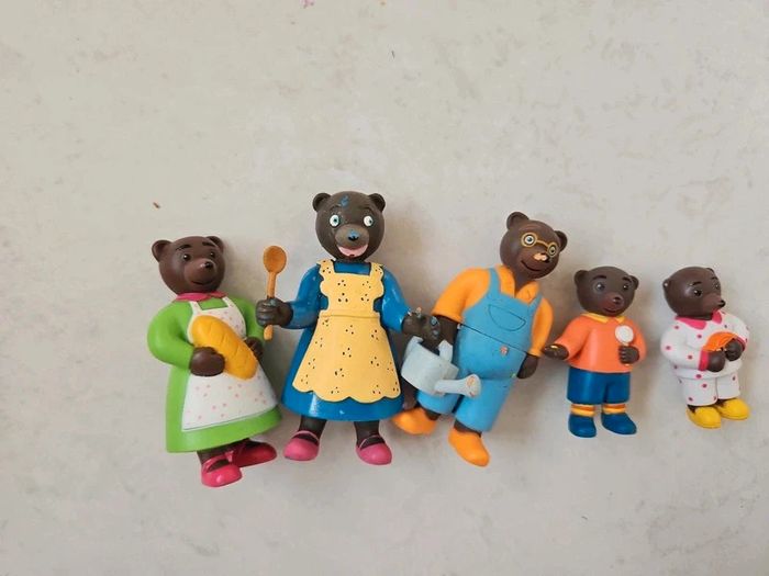 Figurines petit ours brun AB Q - photo numéro 3