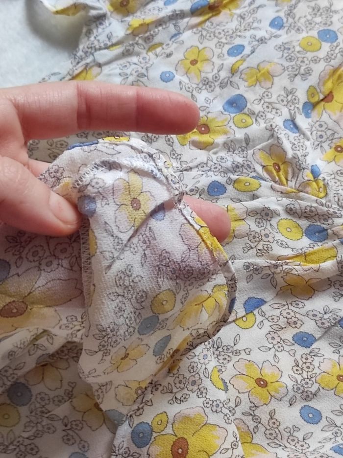 Haut fleurie taille unique - photo numéro 5