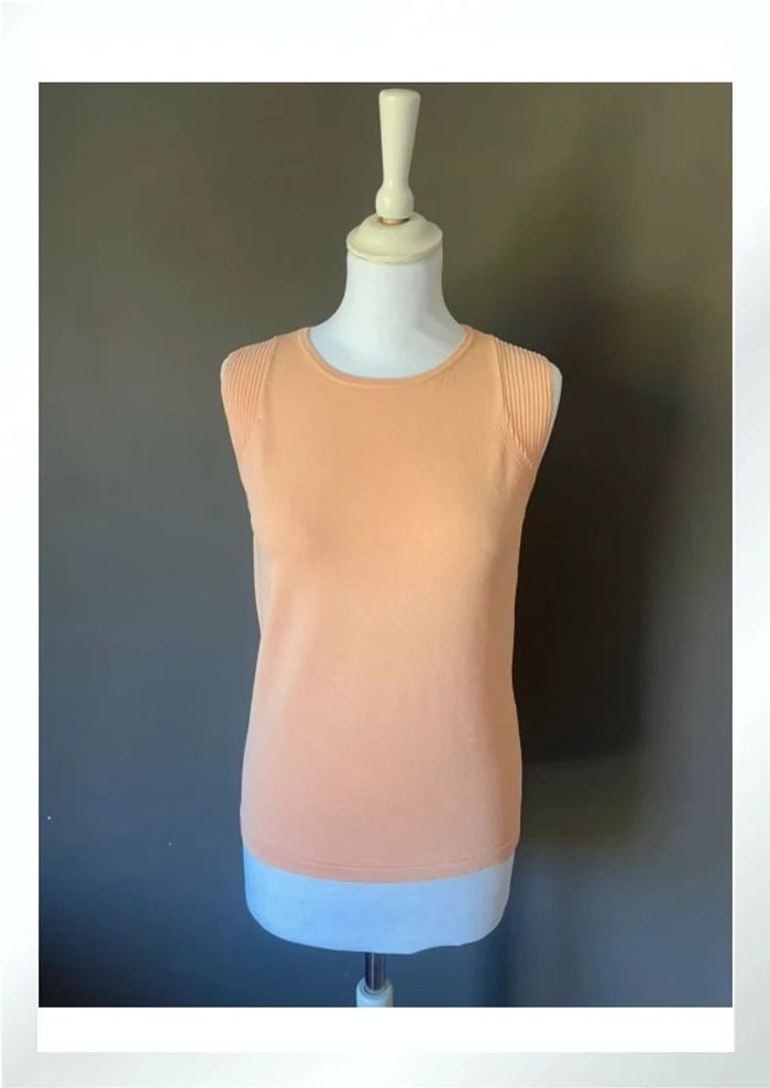 Débardeur abricot Benetton - photo numéro 4