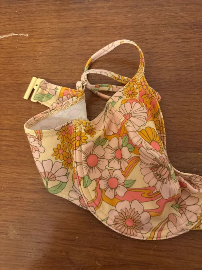 Haut de maillot de bain fleurs multicolores Monki - photo numéro 3