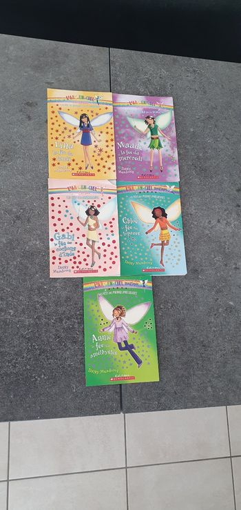 Lot de 5 livres Arc en ciel