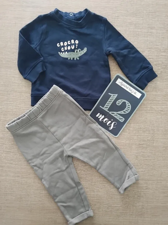 Ensemble 12 mois / 73-80 cm