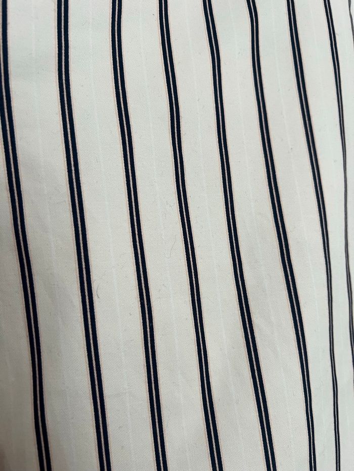 Pantalon droit rayé crème marine et rose Camaïeu - photo numéro 2