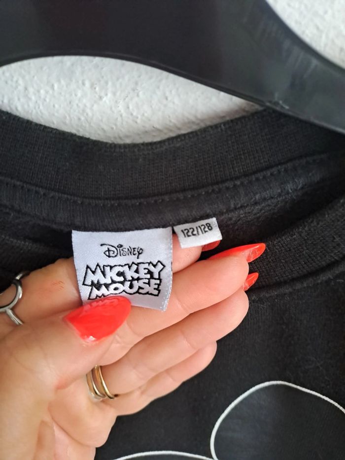 Sweat noir Mickey disney 122 cm 8 ans hiver - photo numéro 3