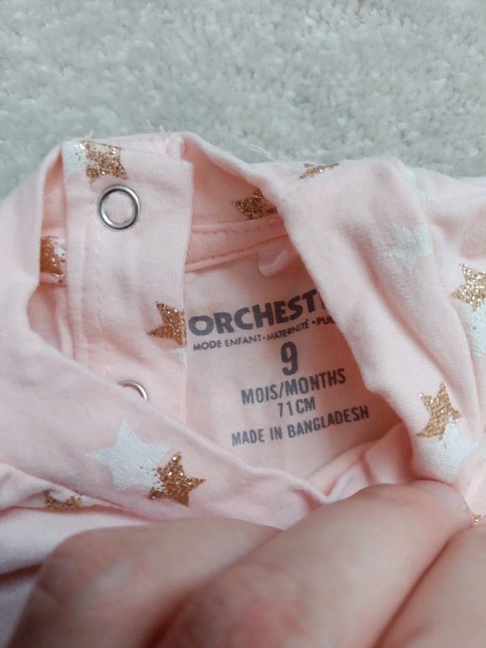 T shirt manches longues 9 mois orchestra neuf - photo numéro 2