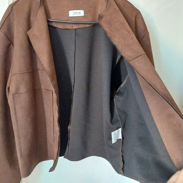 Magnifique blazer style velour neuf taille L - photo numéro 3