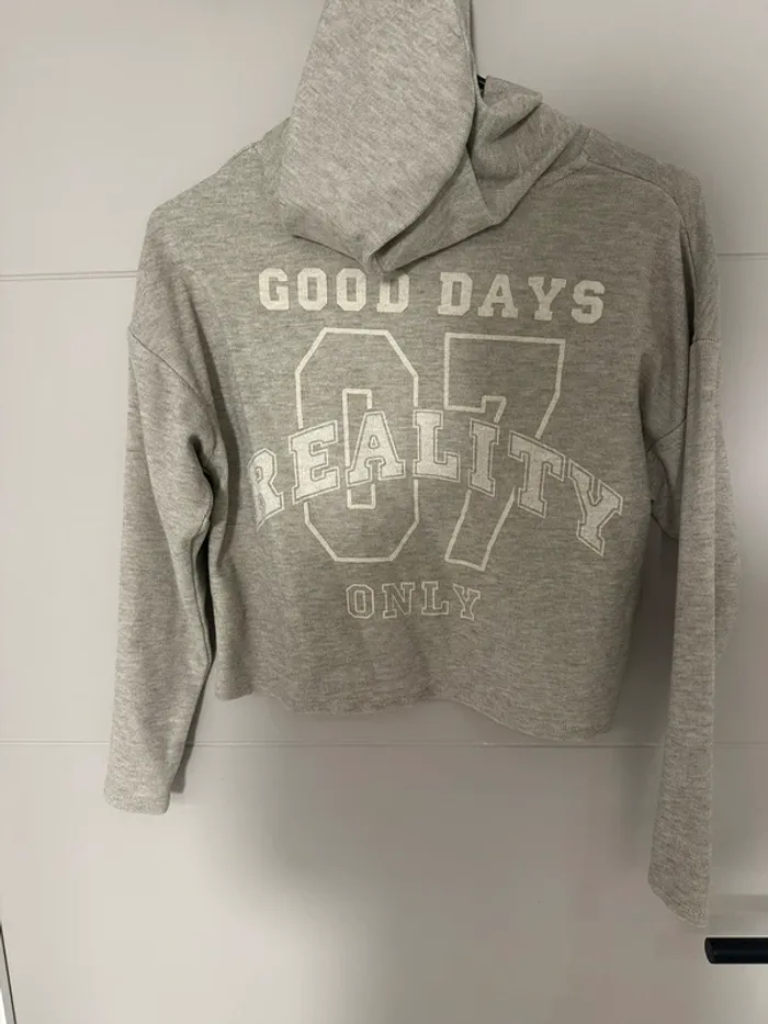 Pull à capuche IKKS – Beige – Taille XS - photo numéro 5