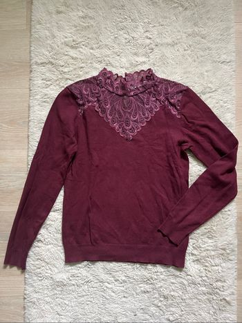 Pull bordeaux