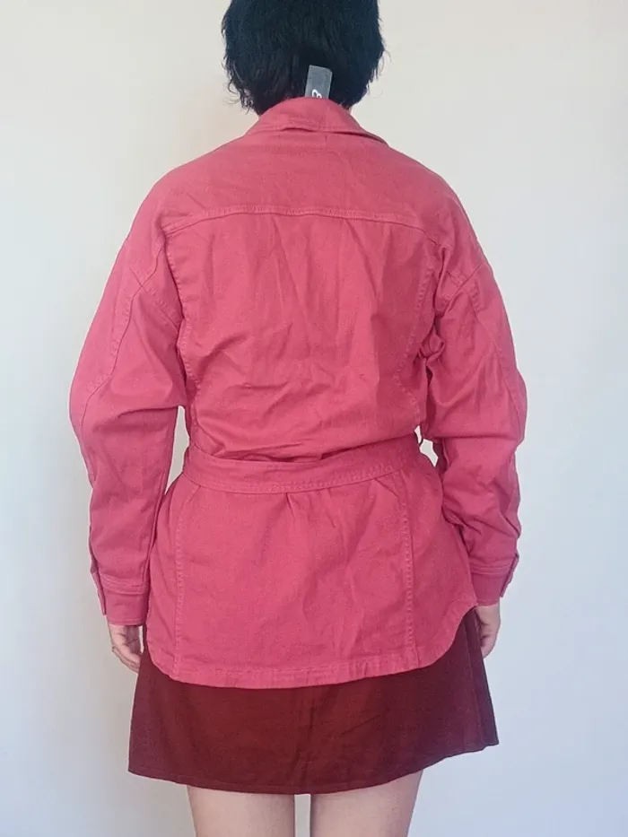 Veste imper neuf rose S - photo numéro 3