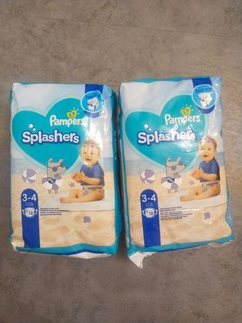Pampers splashers taille 3-4