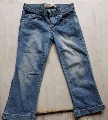 Pantacourt jean taille 36