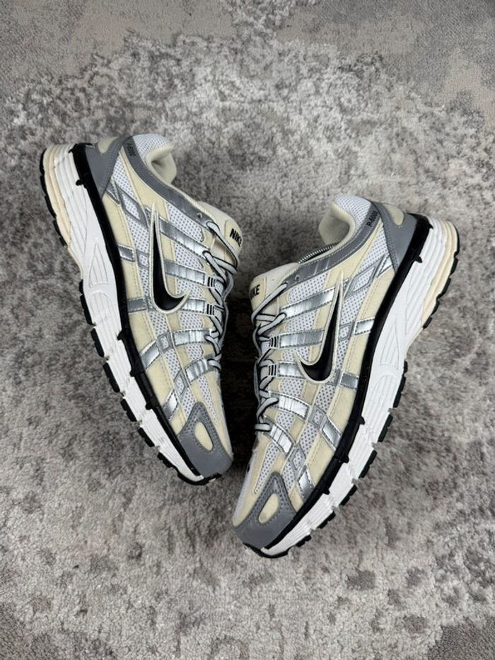 Nike P-6000 Running - Coconut Milk Silver - Beige & White & Silver