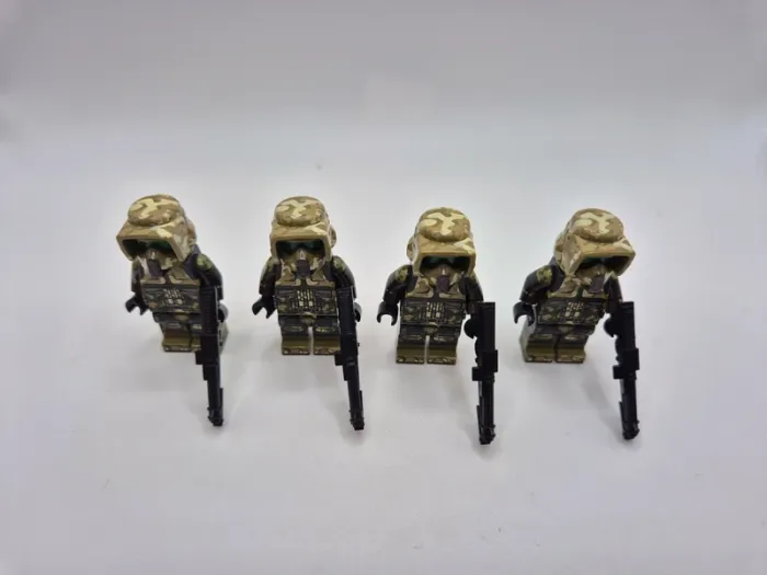 Figurines type lego 4 scout troopers stormtroopers star wars - photo numéro 5
