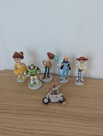Lot de figurines Disney toy Story Woody, buzz, Gabby, Bo, Jessie et Duke