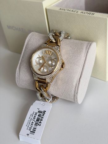 Montre doré bracelet torsadé Michael Kors