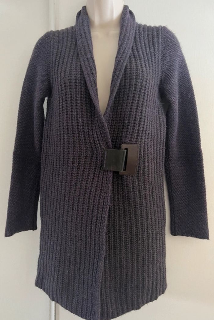 Veste Cardigan, Fabiana, Filippi taille 34, XS soie cachemire, angora laine - photo numéro 2
