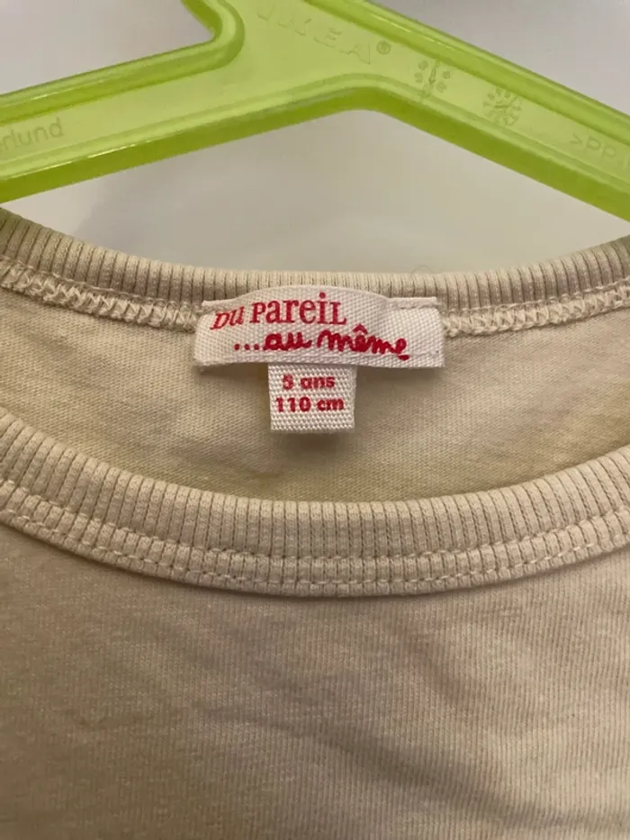 T-shirt 5 ans du pareil au même - photo numéro 2