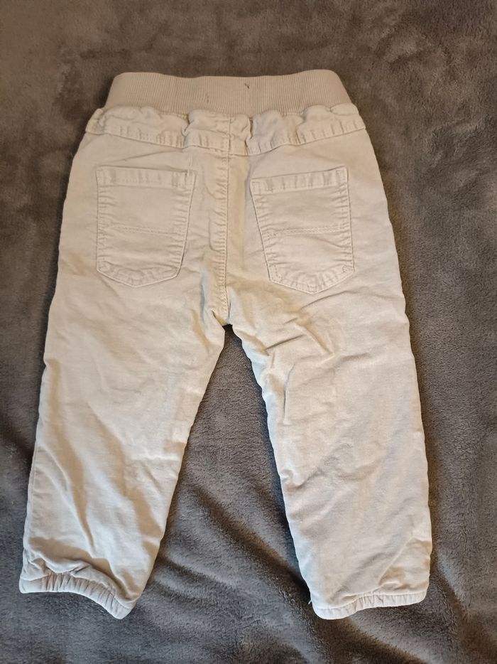 Pantalon crème avec doublure chaude - photo numéro 5