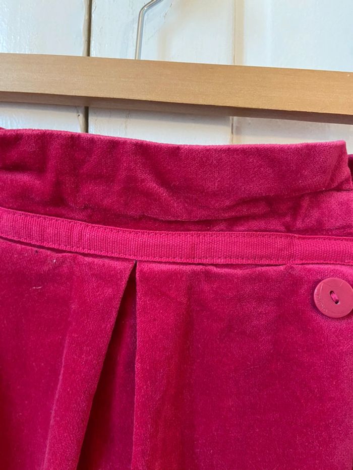 Mini jupe velours fuschia Okaïdi 14 ans - photo numéro 5