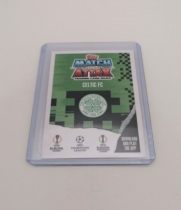 Carte Match Attax 2023-24 CELTIC FC n°370. - photo numéro 3
