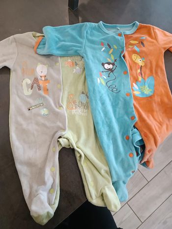 Pyjamas velours 6 mois