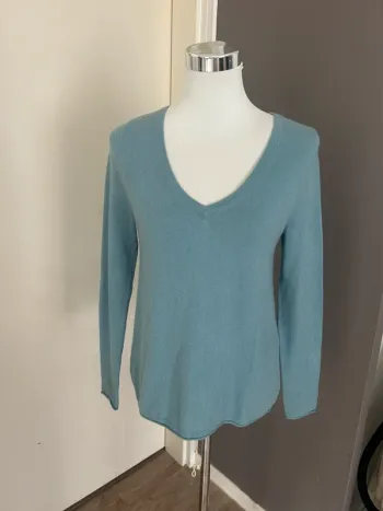 Max&Moi pull bleu peace cachemire taille 36