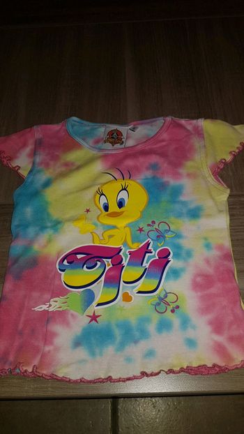 Tee-shirt manches courtes fille Titi