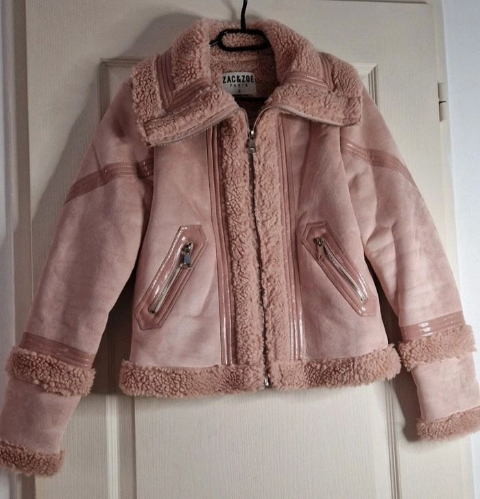 Veste Zac & Zoé moumoute rose - photo numéro 6