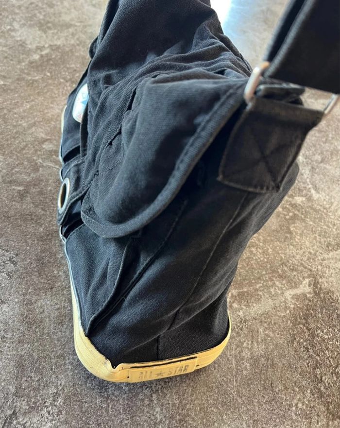 Sac à main noir femme Converse Women dark handbag Borsa mano donna Schwarze Damenhandtasche - photo numéro 3