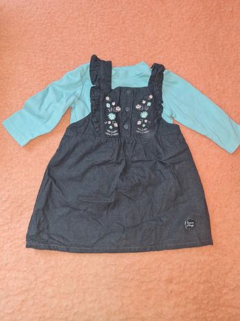 Robe chasuble sucre d orge 12 mois