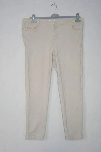 Jeans slim beige Promod taille 46