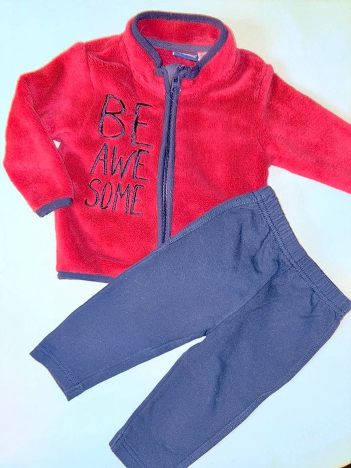 Ensemble 3 pièces, gilet, tuniques et legging 6 mois - photo numéro 3