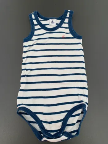Body marinière petit bateau taille 24 mois