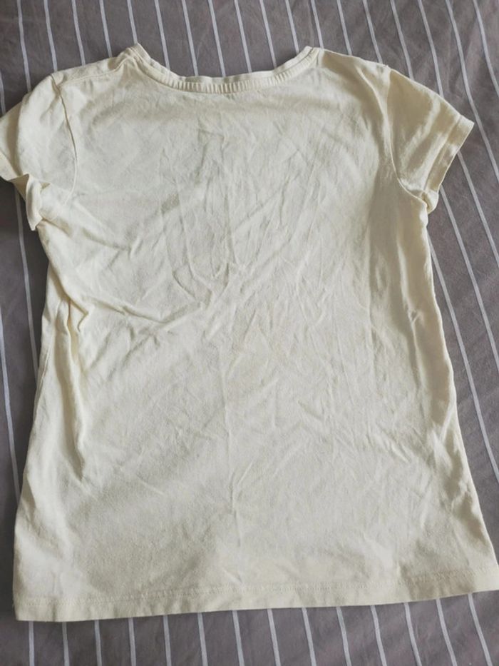 Tee shirt Bali Swing 10 ans kiabi jaune pâle - photo numéro 4