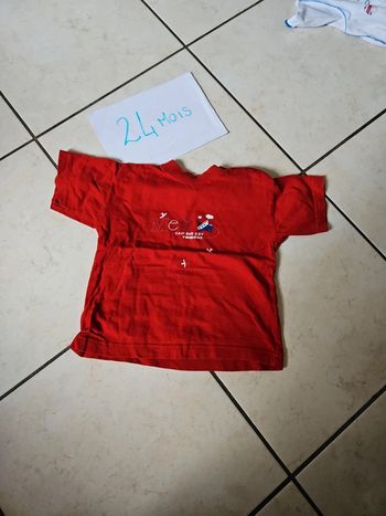 Tee-shirt manches courtes 24 mois