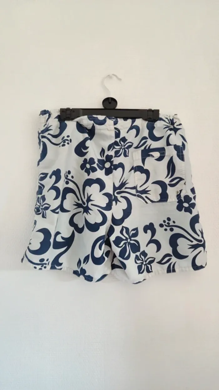 Short de bain imprimé hawaïen - s - tribord