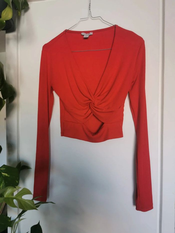 T-shirt d'été rouge Amisu