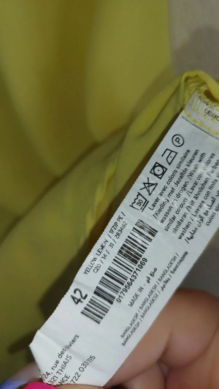 Top jaune - Mim - taille 42 - photo numéro 3