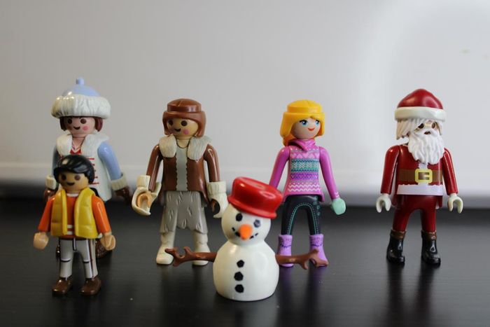 Playmobil lot personnages thème hiver