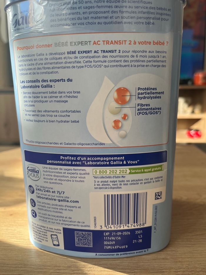 Lait gallia AC transit 2 - photo numéro 2