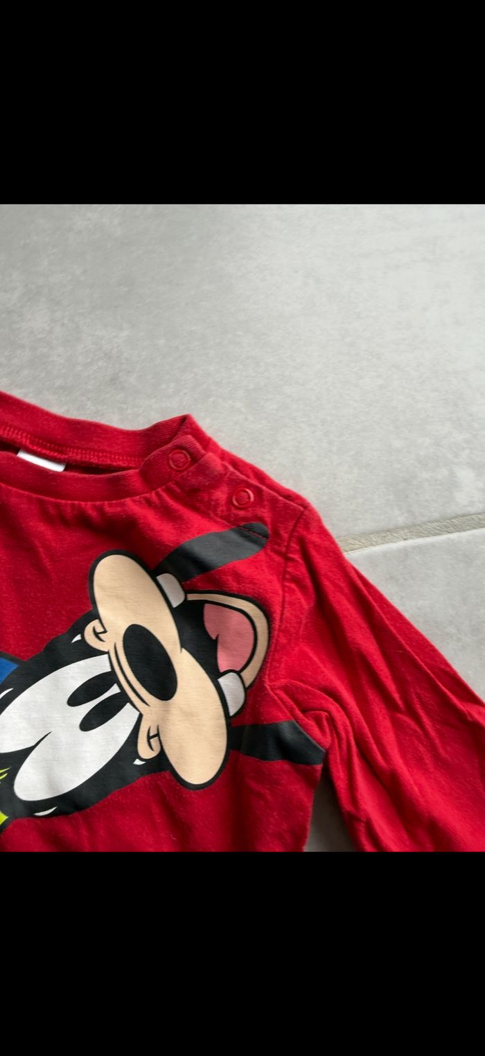 Tee shirt manches longues Disney 18 mois - photo numéro 7