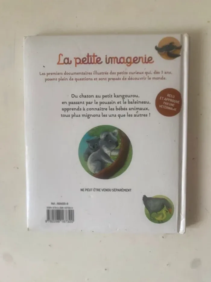 Lot ou unité - Livre : La petite imagerie - Le corps humain & Les bébés animaux - photo numéro 7