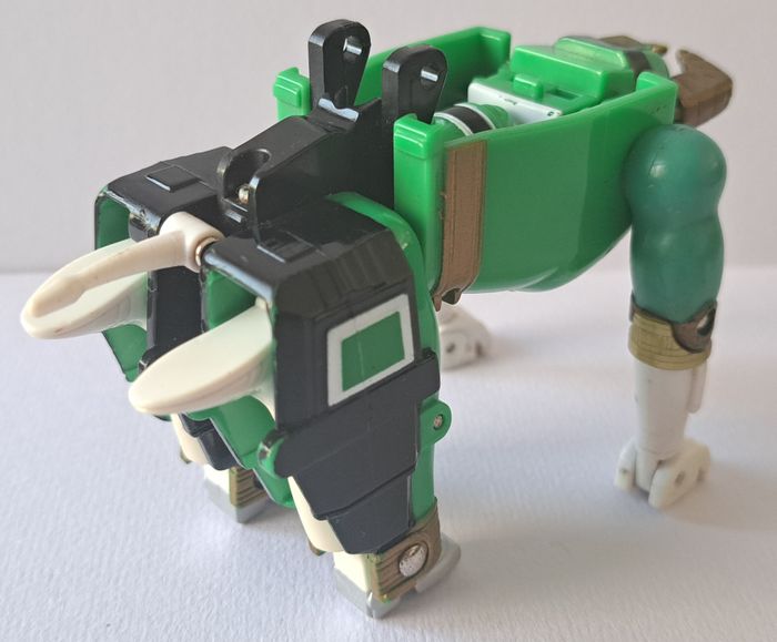 Figurine transformable Power Rangers vert Bandai 1996 - photo numéro 4