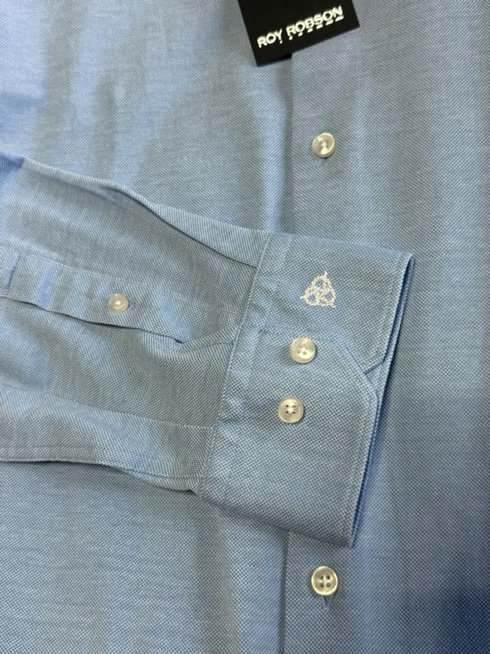 Roy Robson - Chemise unie, Bleu clair, taille XXL - photo numéro 6