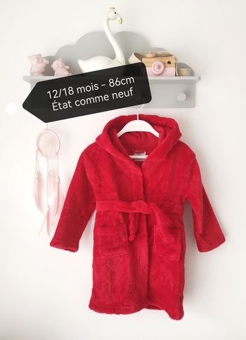 Peignoir robe de chambre cœur