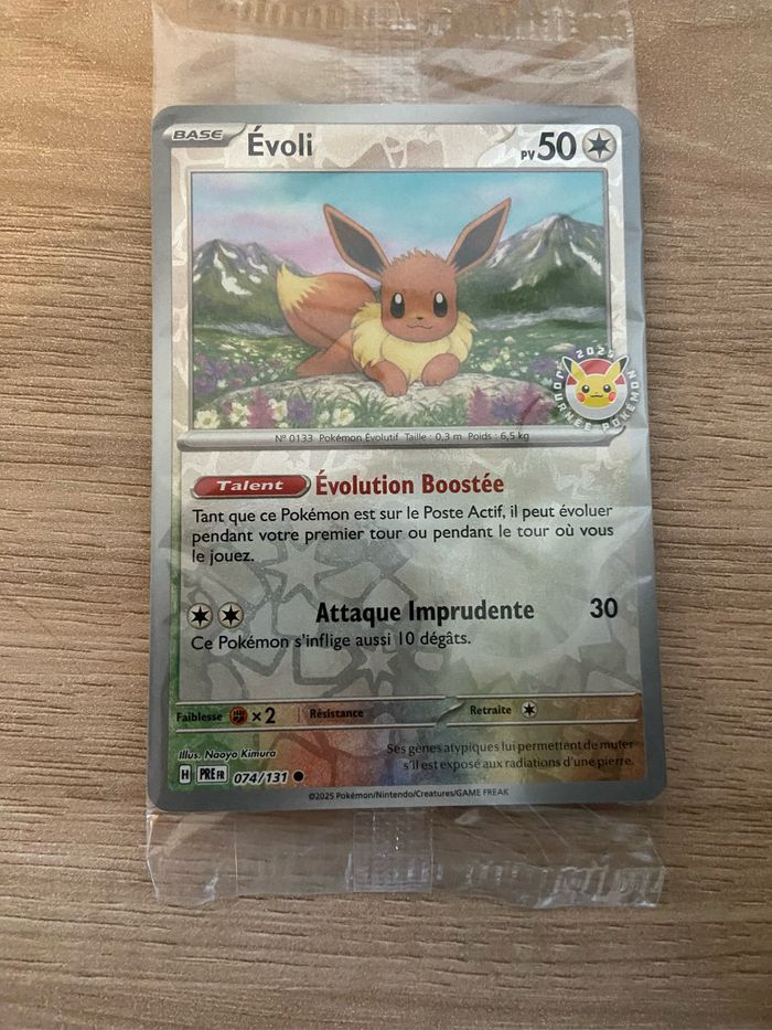 Carte évoli de la journée Pokémon 2025 - photo numéro 4