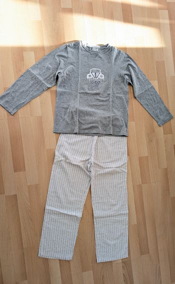 Pyjama gris Cyrillus TBE 14 ans