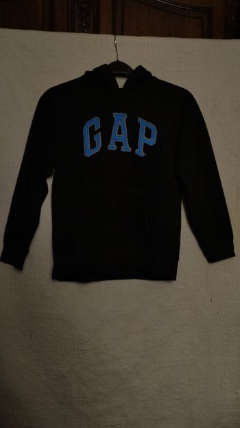 Sweat à capuche noir GAP Kids 10/11 ans